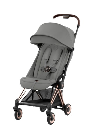Passeggino Coya - Grigio - Telaio Rosegold - Dalla nascita a 4 anni - Fino a 22 kg