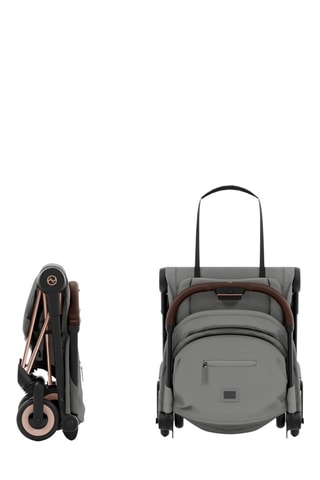 Passeggino Coya - Grigio - Telaio Rosegold - Dalla nascita a 4 anni - Fino a 22 kg