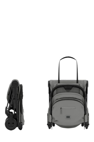 Passeggino Coya - Grigio - Telaio Nero opaco - Dalla nascita a 4 anni - Fino a 22 kg