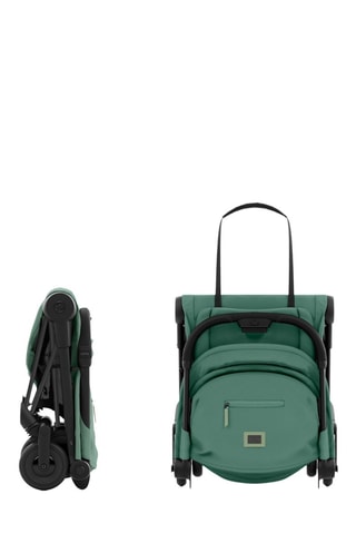 Passeggino Coya - Verde - Telaio Nero opaco - Dalla nascita a 4 anni - Fino a 22 kg