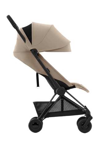 Passeggino Coya - Beige - Telaio Nero opaco - Dalla nascita a 4 anni - Fino a 22 kg
