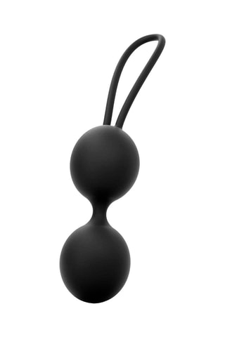 Bolas chinas waterproof Dual Balls - Negro - 15,6 cm