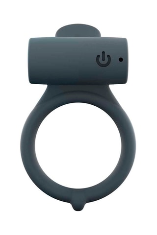 Anillo vibrador para el pene Power Clit + - Gris - 6,3 x 4,3 cm