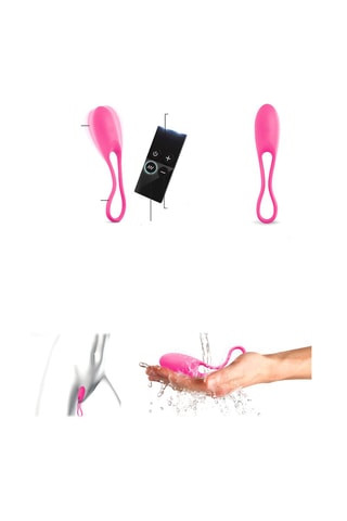 Huevo vibrador con mando - Rosa - 3,2 cm