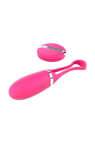 Huevo vibrador con mando Secret Delight - Magenta - 14 cm