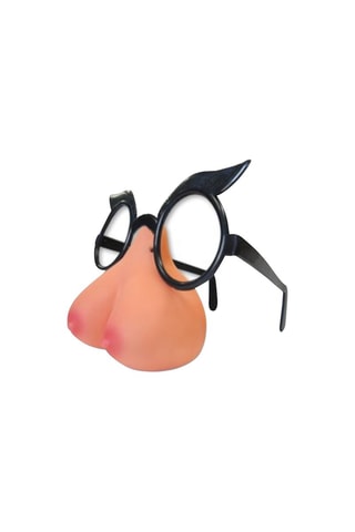 Gafas Pechos - Negro y beige - 16 x 5,5 cm