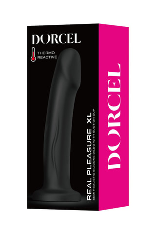 Dildo realista XL - Negro - 18,8 cm