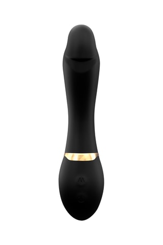 Vibrador waterproof Tender Spot - Negro y dorado - 20,5 cm