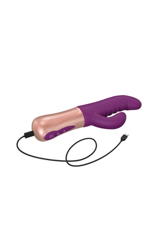 Vibrador Sassy Bunny - Violeta - 23,7 cm