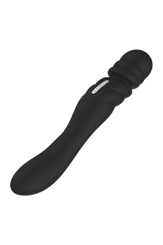 Vibrador doble Jane - Negro - 23 cm