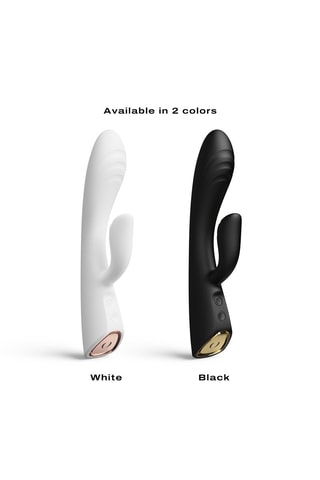 Vibrador Flexi Rabbit - Blanco - 21 cm
