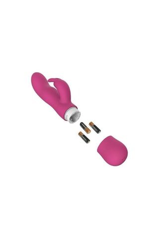 Vibrador Rabbit waterproof - Rosa - 16 cm