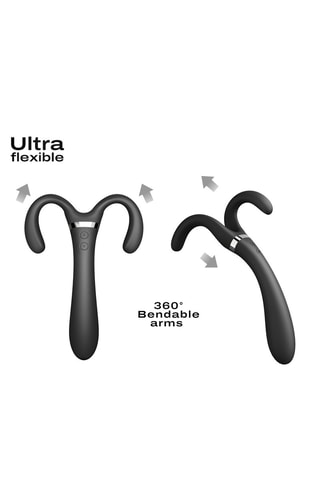 Vibrador waterproof Infinite Joy - Negro - 9 cm