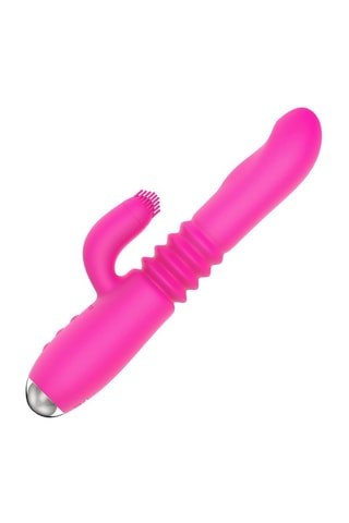 Vibrador waterproof efecto calor Idol Plus - Rosa - 24 cm