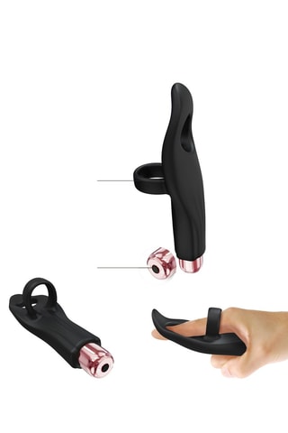 Vibrador Tickle Me - Negro - 13,4 cm