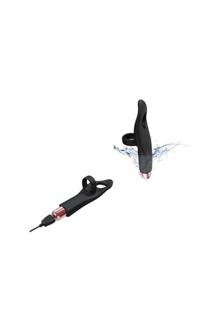 Vibrador Tickle Me - Negro - 13,4 cm