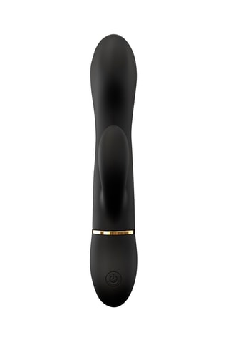Vibrador Rabbit Glam waterproof - Negro - 21 cm