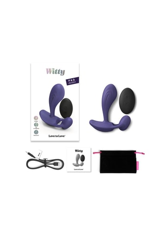 Vibrador Witty - Violeta - 10 cm