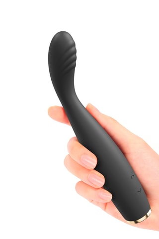 Vibrador G-Slim - Negro - 19,5 cm