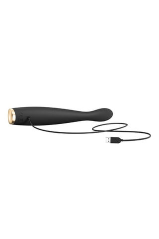 Vibrador G-Slim - Negro - 19,5 cm