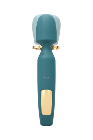 Vibrador 3 en 1 multicabezal R-Evolution - Azul -­ 20 cm
