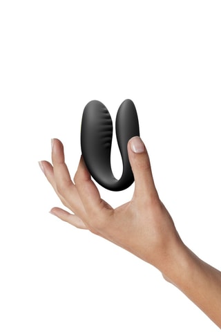 Vibrador con mando Perfect Lover - Negro y dorado - 27,8 cm