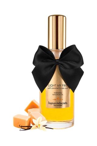 Aceite de masaje efecto calor - Caramelo suave - 100 ml