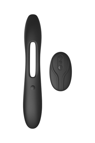 Estimulador para pareja Multi joy - Negro - 20 cm