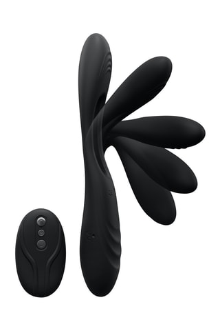 Estimulador para pareja Multi joy - Negro - 20 cm