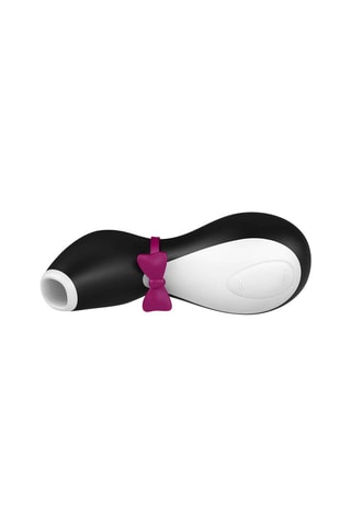 Estimulador clitoriano Penguin Satisfyer - Waterproof - Negro y blanco