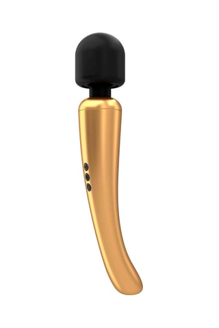 Estimulador clitoriano Megawand - Dorado - 29,5 cm