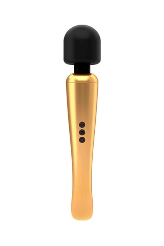 Estimulador clitoriano Megawand - Dorado - 29,5 cm