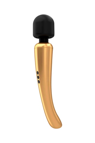 Estimulador clitoriano Megawand - Dorado - 29,5 cm
