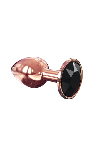 Plug anal Diamond Gold S - Rosa - 7 cm