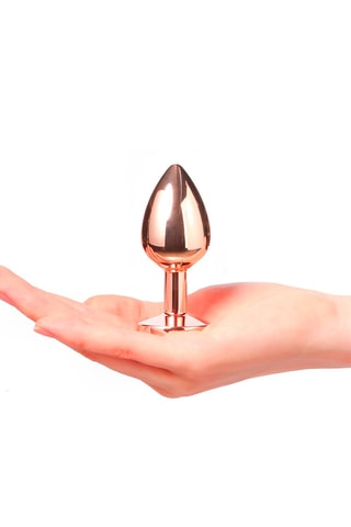 Plug anal Diamond M - Rosa - 8,3 cm
