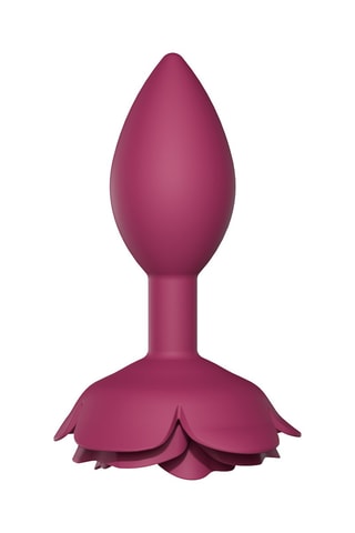 Plug anal Open Roses Talla S - Rosa - 8 cm