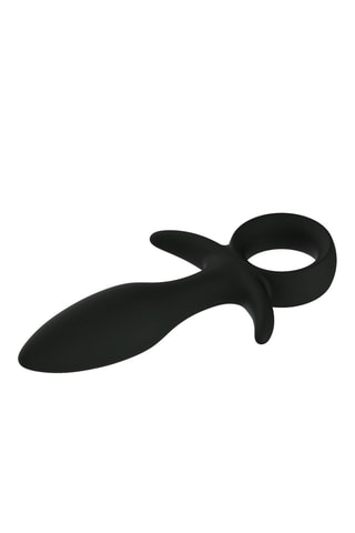 Plug anal waterproof Pull S - Negro - 14 cm