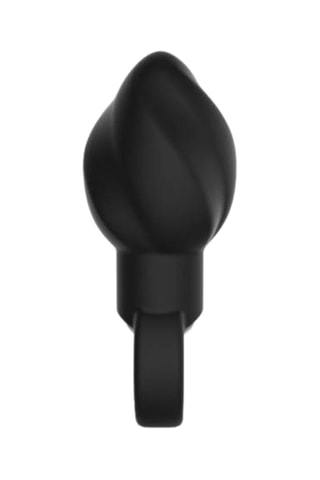 Plug vibrador Easy Twist - Negro - 8 cm