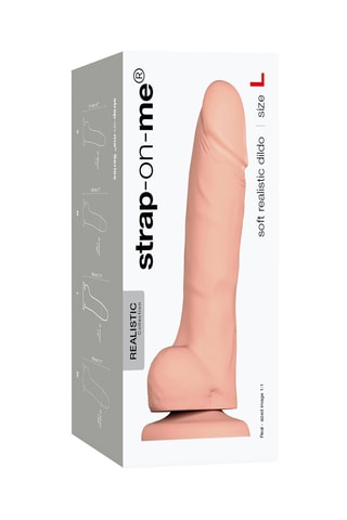 Dildo - Talla L - Vainilla - 19 cm