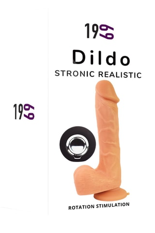 Dildo vibrador waterproof Stronic Realistic - Beige - 20 cm