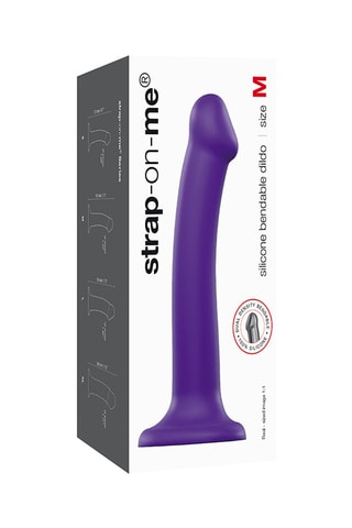 Dildo semirrealista - Waterproof - 16,4 cm - Violeta