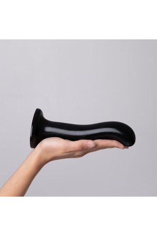 Dildo waterproof - Talla L - Negro - 19 cm