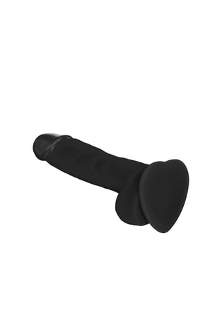Dildo waterproof - Talla L - Negro - 19 cm