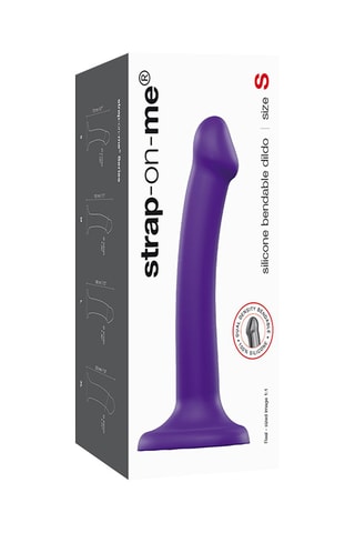 Dildo semirrealista - Waterproof - 14,8 cm - Violeta