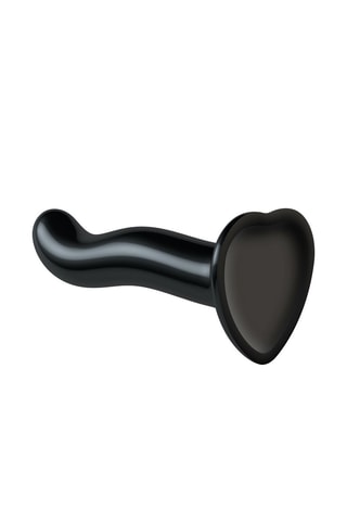 Dildo waterproof - Talla M - Negro - 18 cm