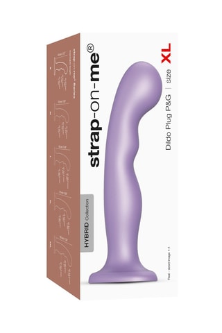 Godemiché waterproof - Taille XL - Violet - 19 cm