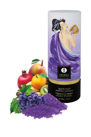 Sales de baño espumosas Cristaux d’Orient - Frutas exóticas - 500 g