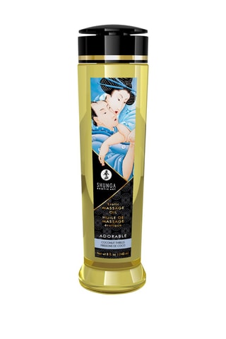 Aceite de masaje erótico Adorable - Escalofrío de coco - 240 ml
