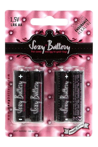 4 pilas alcalinas LR6 AA - 1,5 V
