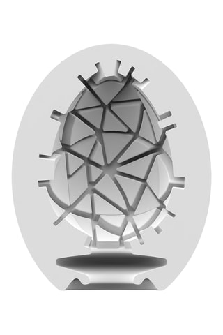 Masturbateur egg bubble - Blanc